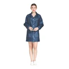 Hot Sell Coat AIBUSISO Navy Hot Sell High Quality Comfortable Dust-free Lab Coat Antistatic Clothing