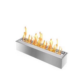 inno fire stainless steel 36 inch manual bio ethanol fireplace burner