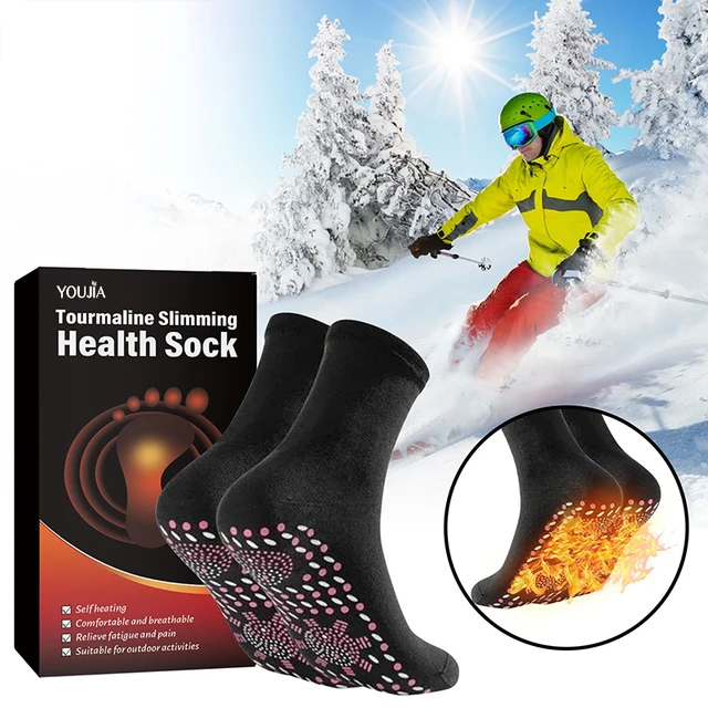 2023 hot product Self-heating health socks self-heating massage socks tourmaline mid-tube socks deodorant warm feet winter