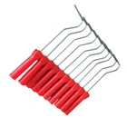 Brush Paint Handle 4 "roller Brush Holder Red PP Plastic Paint Roller Brush Handle