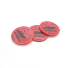 2021 New Colorful Custom Plastic Sustainable Shopping Cart Token Coin