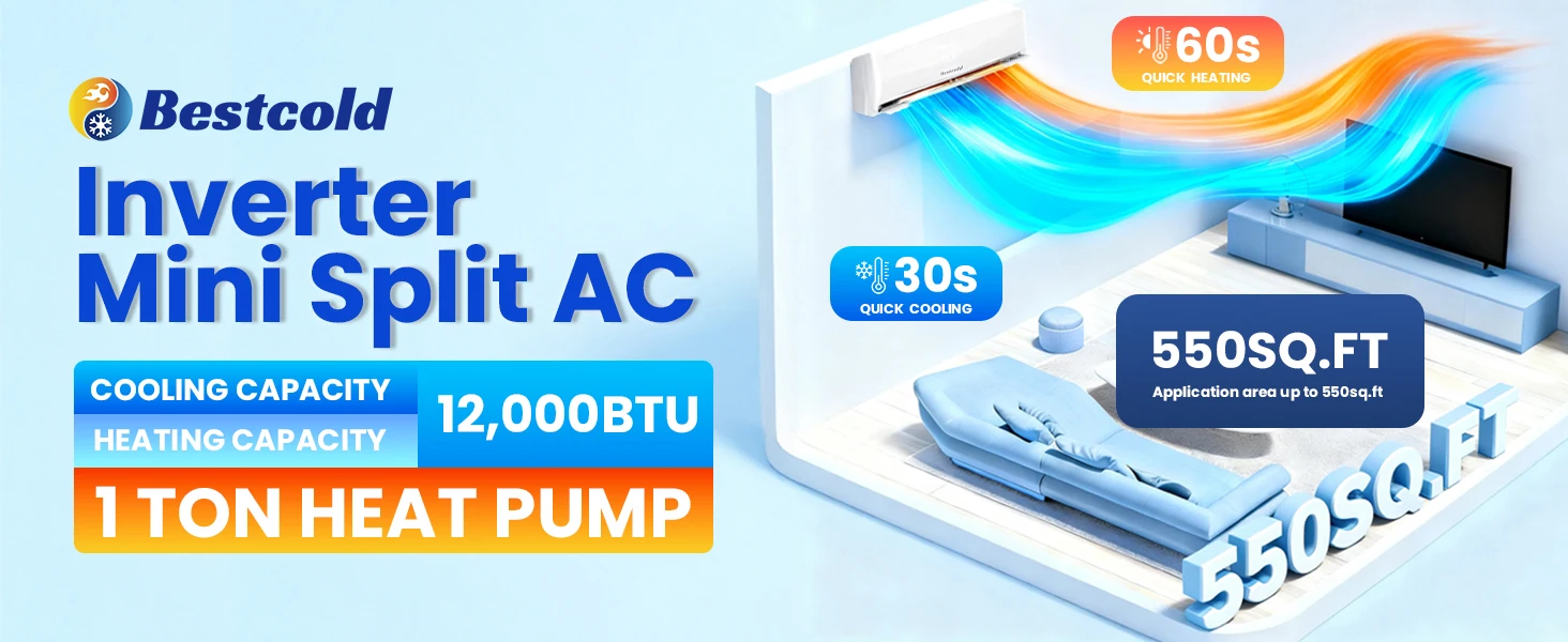 Split Air Conditioner, 110V, 12000, BTU, Inverter - detail 2
