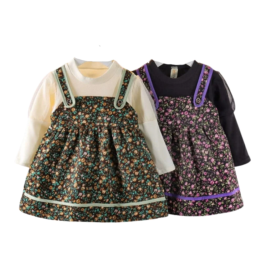 Newly Summer Baby Girls Dresses Fashion Clothing Party Elsa Dresses For Kids Children Attractive Design Girls Wholesale Dresses