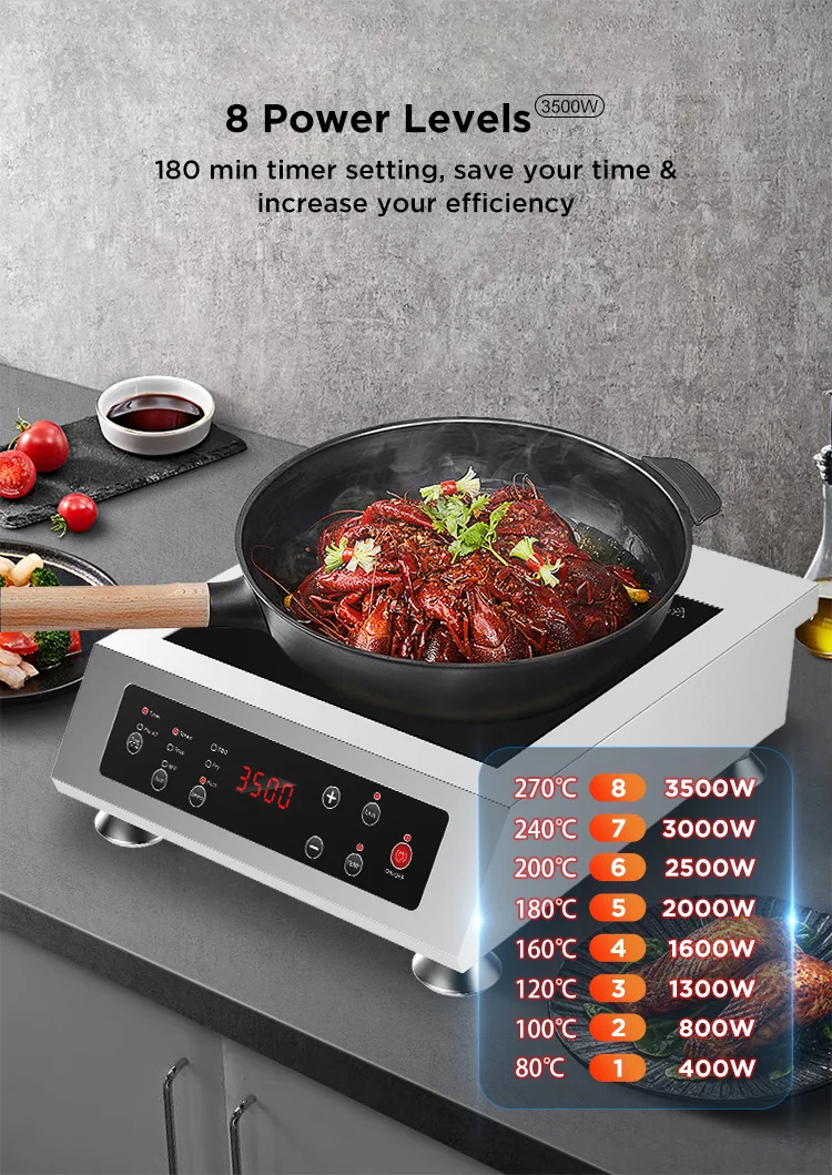 3500w Levels High-power Wholesale 3.5kw Single Multifunctional Electric Cooktop 240v Portable Stove Commercial Induction Cooker