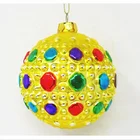 Factory Price Cheap Blown Glass Handmade Colorful Balls Christmas Decoration