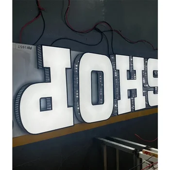 led sign board acrylic led sign board 3d sign board pvc letter Company Brand Logo Manufacturer