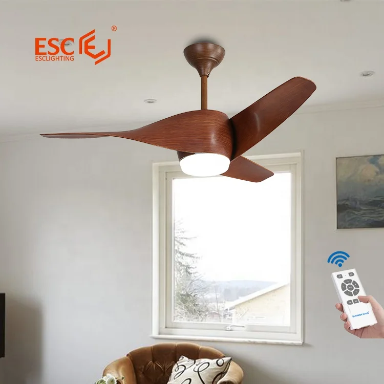 Slipstream (52 Span, Teak Finish Metal Body, Teak Finish ABS Blades