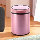 Wholesale Customized Good Quality Sensor Smart Stainless Steel Trash Bin Kitchen Garbage Metal Waste Bin For Kitchen