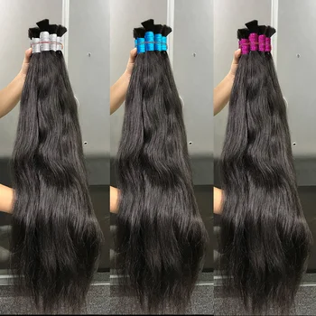 Free Shipping To Brazil Cabelo Humano Vietnamita Hair Human Virgin Hair Bulk 100% Unprocessed Raw Virgin Human Hair indiano