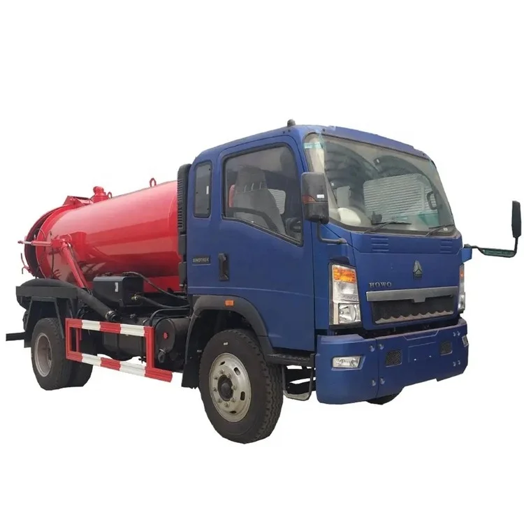 Sinotruk Howo X Liters Vacuum Sewage Sucking Tank Truck For Sale