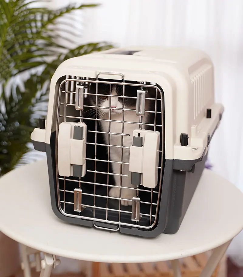Wholesale Hot Sale Large Size Pet Airline Carrier with Wheels Suitable for Small and Medium Dogs Pet Supplies factory