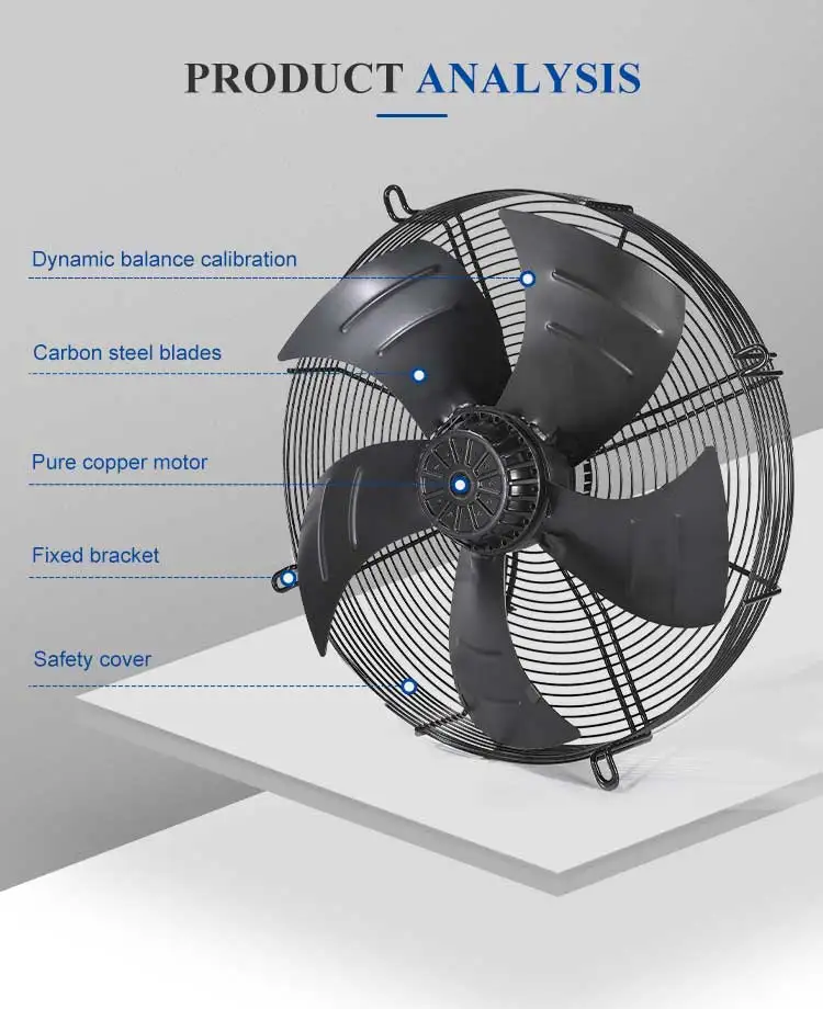 Wall Fan, 500mm, 20inch, axial, 220v - detail 8