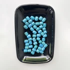 Loose Gemstones Shape Hot Sell BlueTurquoise Loose Gemstones Natural Barrel Shape Beads