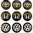 Sticker Custom Crystal Company Logo PET Dome 3D Clear Brushed Silver Epoxy Resin Sticker