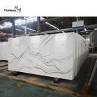 Stone 3200*1600 Mm White Engineered Quartz Stone Countertop Calacatta Artificial Quartz Stone Slabs