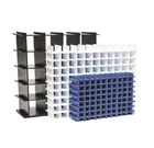 Box Corrugated Plastic Partitioned Box With Custom Dividers Of Cells System