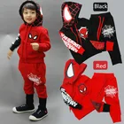Children Clothing Fashionable New Spring Cartoon Print Cotton Children Boy Clothes Clothing Suit Sets 2021