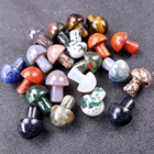 Agate Hot Selling Wholesale Natural Carved Agate Mushrooms Crystal Carving Crystal Mushroom