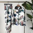Pajamas Pajama Best Seller Fashion Custom Pattern Sleeping Wears Ladies Pajamas 2021 Printed Pajama Set