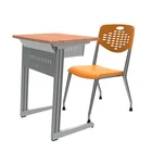 School Wooden Classroom Furniture School Student Table Study Table And Chair Adult