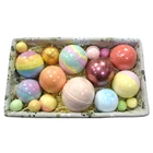 Bath Gift Set Colorful Rainbow Bath Bombs Gift Set Body Care Set Body Care Spa