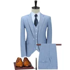 Coat Pant 2022 High Quality Royal Blue Coat Pant Photos Designs Wedding Turkey Italy Men Suit For Office