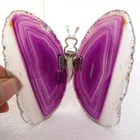 Shape Bowl Healing Stones Unique Natural Stone Healing Crystal CarvingUnique Butterfly Shape Agate For Gift