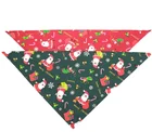 Triangle Scarf Christmas Pet Saliva Towel Triangle Bandage Dog Triangle Scarf