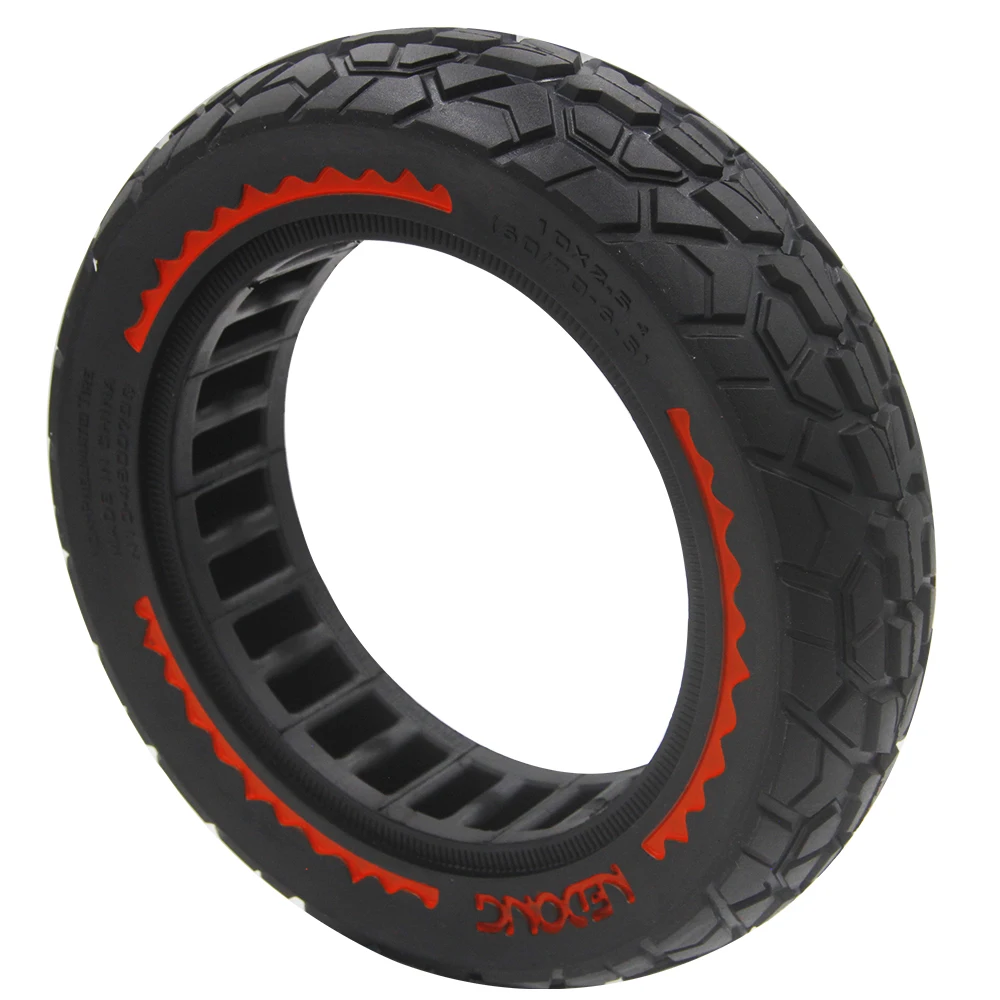 Off-road 10 Inch Wheel Rubber Honeycomb 10x2.50 Solid Tyre for MAX G30 Electric Scooter Spare Parts