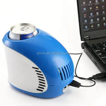 Wholesale USB cooler Mini Fridge Compact Mini Can cooler for drinks beer