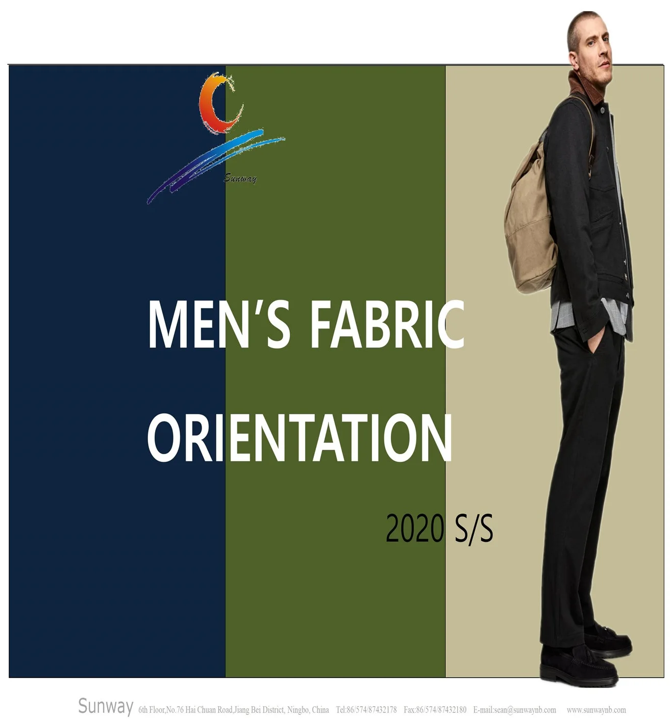 Men's Fabric Orientation S/S 2020 Sample book For garment