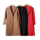 Overcoat 2020 Double-sided Cashmere Overcoat Women's Loose Short Wool Coat Suit Collar Tweed Fur Jacket