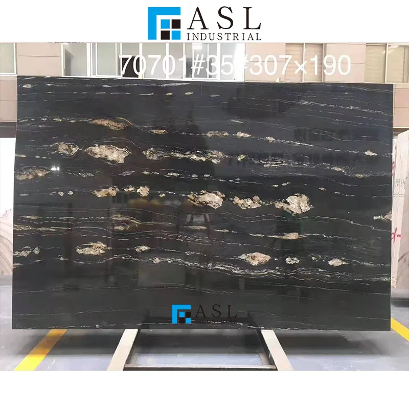 Nero Portoro ceanic golden types of marbles slabs black and gold wall panel background marmol con dorado marble slab