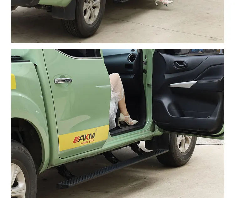 Noble Compangy Manufacture Aluminum Alloy Automatic Electric Side Step for Nissan Navara NP300 Running Boards 2022 supplier