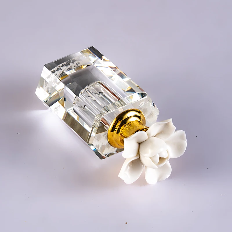 product cheap wholesale white floret can be customized 3ml glass empty bottle simple elegant crystal perfume bottle-6