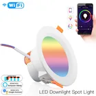Color Downlight Led ECOJAS ZTM-WIFI3-7W WIFI Bluetooth Control Color Change Ceiling Downlight Led