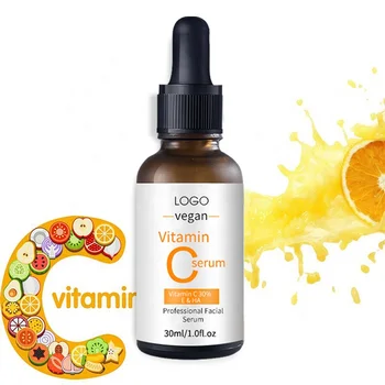 Private Label Vitamin C Face Serum Hydrating Anti-Aging & Whitening Booster for Skincare Beauty & Personal Care