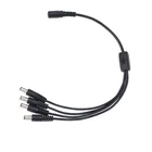 Cable 12V DC Power 5.5*2.1mm Female To Male 1 To 4 Way Dc Splitter Cable
