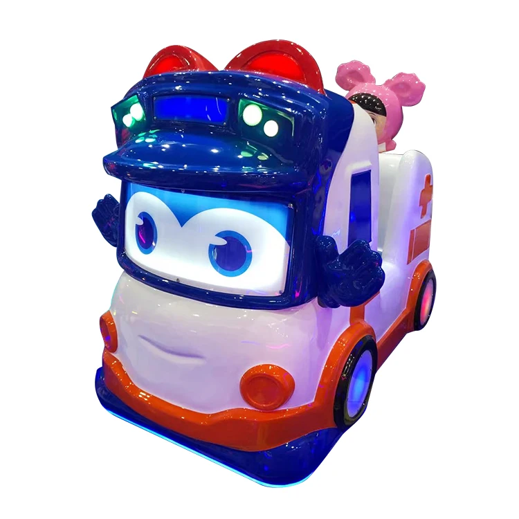 New Design Amusement Park Equipment Interactive School Bus Kiddie Ride for Shopping Mall