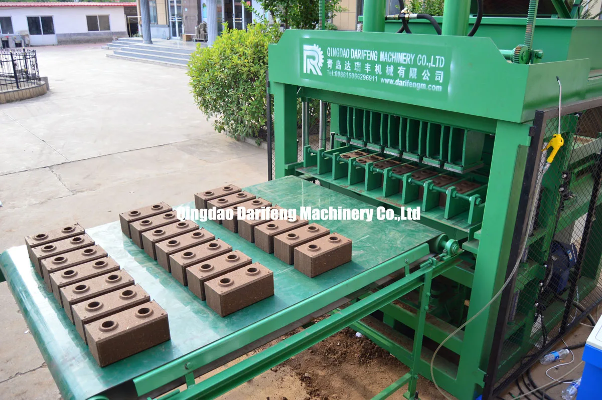 Df Automatic Clay Soil Interlocking Brick Making Machine Press