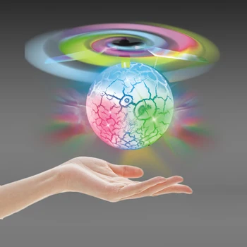 LED Luminous Kid Flight Balls Electronic Infrared Induction Aircraft Remote Control Toys Flying Ball Helicopter