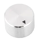 Custom Silver Guitar Knobs Aluminum Alloy Potentiometer Control Knob