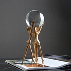 Decoration Table Hot Sale K9 Crystal Ball With Stand Classic Home Decoration Products Table Objects