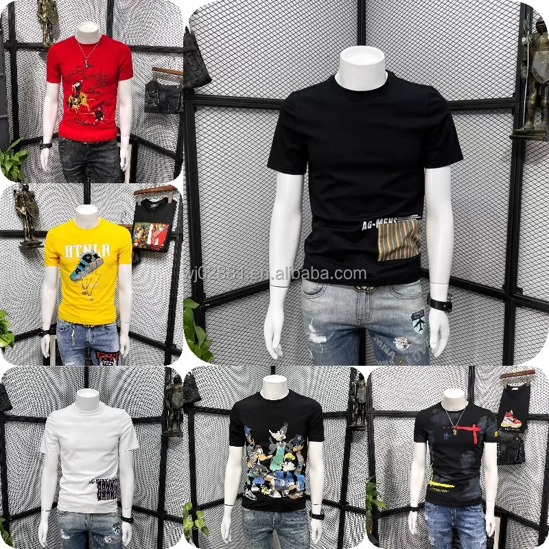 2023 Factory Wholesale High Quality New Men's Shirts Short Sleeve Fashion Men's T-shirts