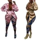 Color Shirts Fall 2021 Casual Solid Color Autumn Shirts Long Sleeve Buttons Slim Waist Women Long Blouses
