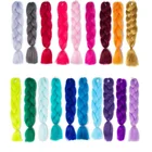 Hair Extensions Hair Extensions Prices Synthetic Yaki Braid Hair Extensions 24 Inch 100g Jumbo Hair Braiding Super Braids