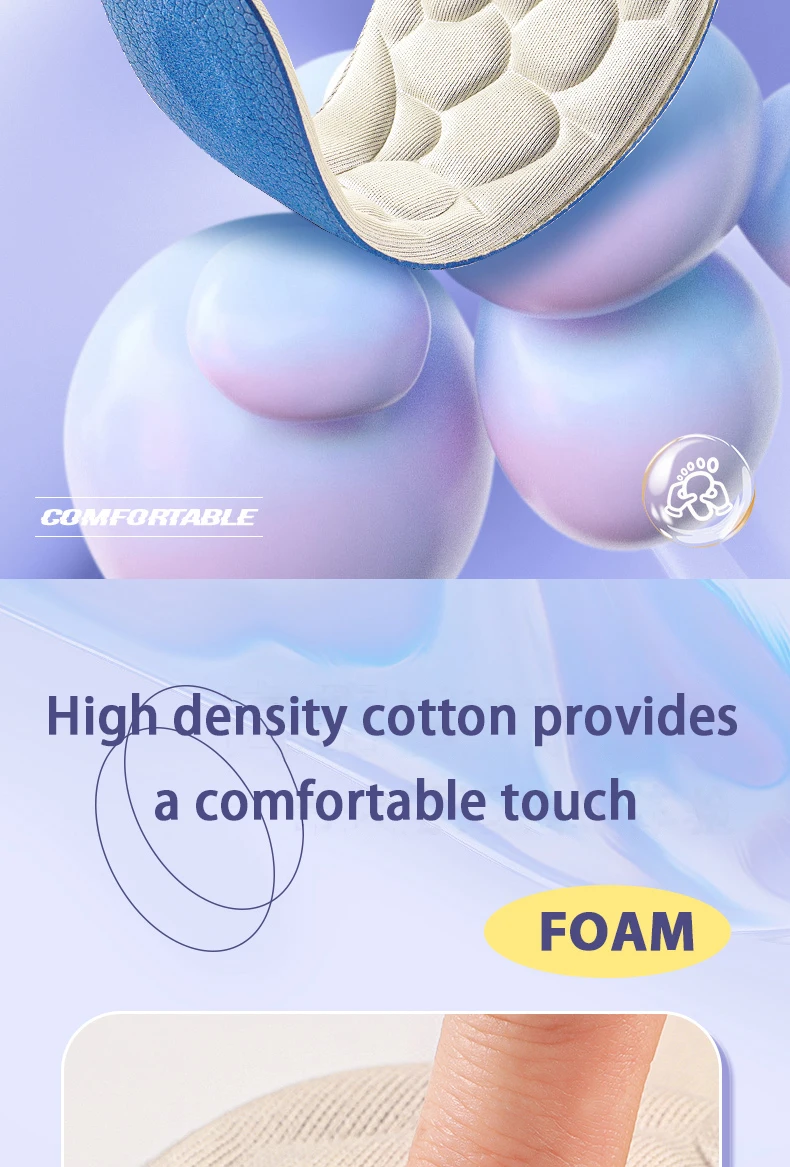 Cloud Massage Insoles Womens Winter Soft Comfort Pads Cloud Massage Insoles Womens Winter Soft Comfort Pads