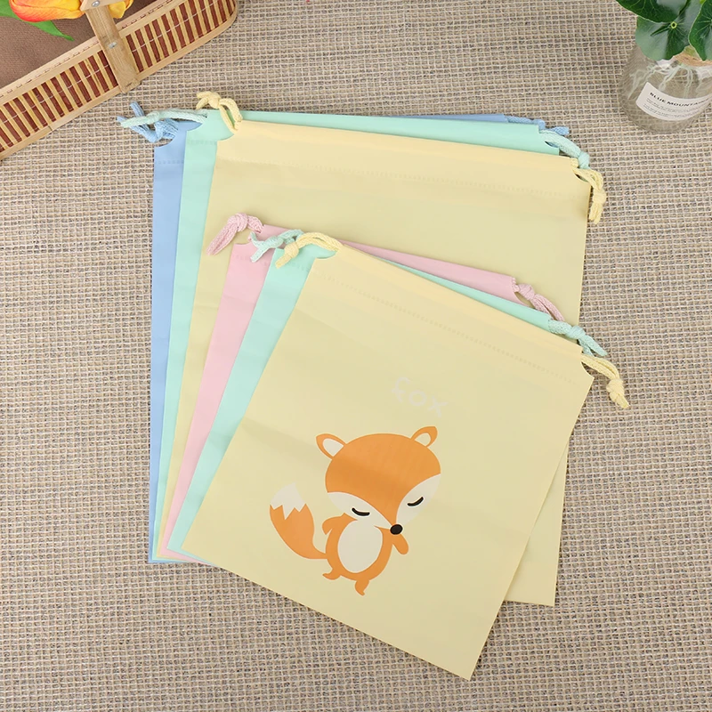 factory new style cheap low price drawstring bags cartoon bundle packaging bag