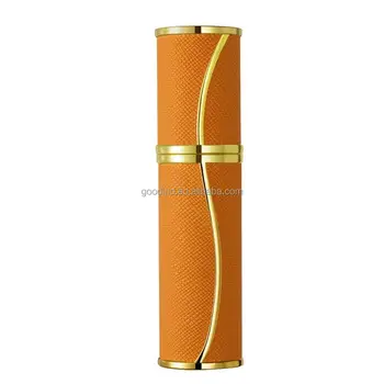 Custom OEM New Design Mini Portable 5ml Travel Perfume Atomizer Refillable Aluminum Fragrance Bottle Spray Metal Base