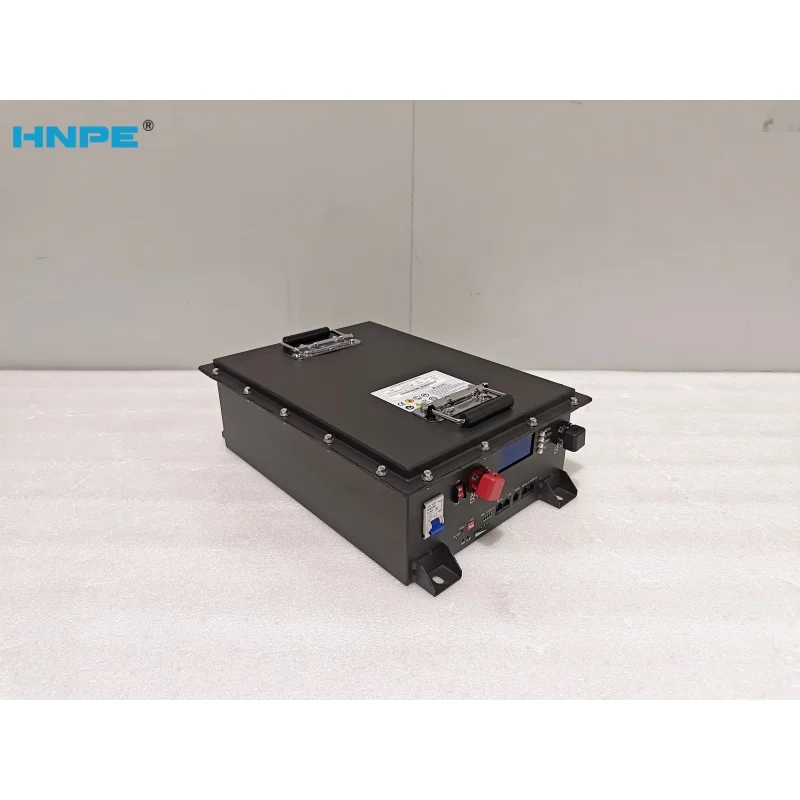 HNPE FY 2.56Kwh 5kwh Rack Mounted Lithium-ion Battery 25.6V 100AH LiFePO4 Solar Battery for Off Grid and Hybrid Grid Systems